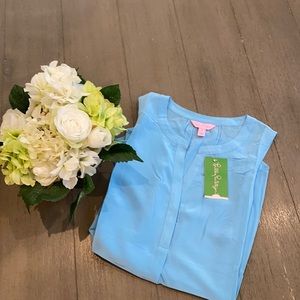NWT Lilly Pulitzer Sleeveless Stacey Top sz XS